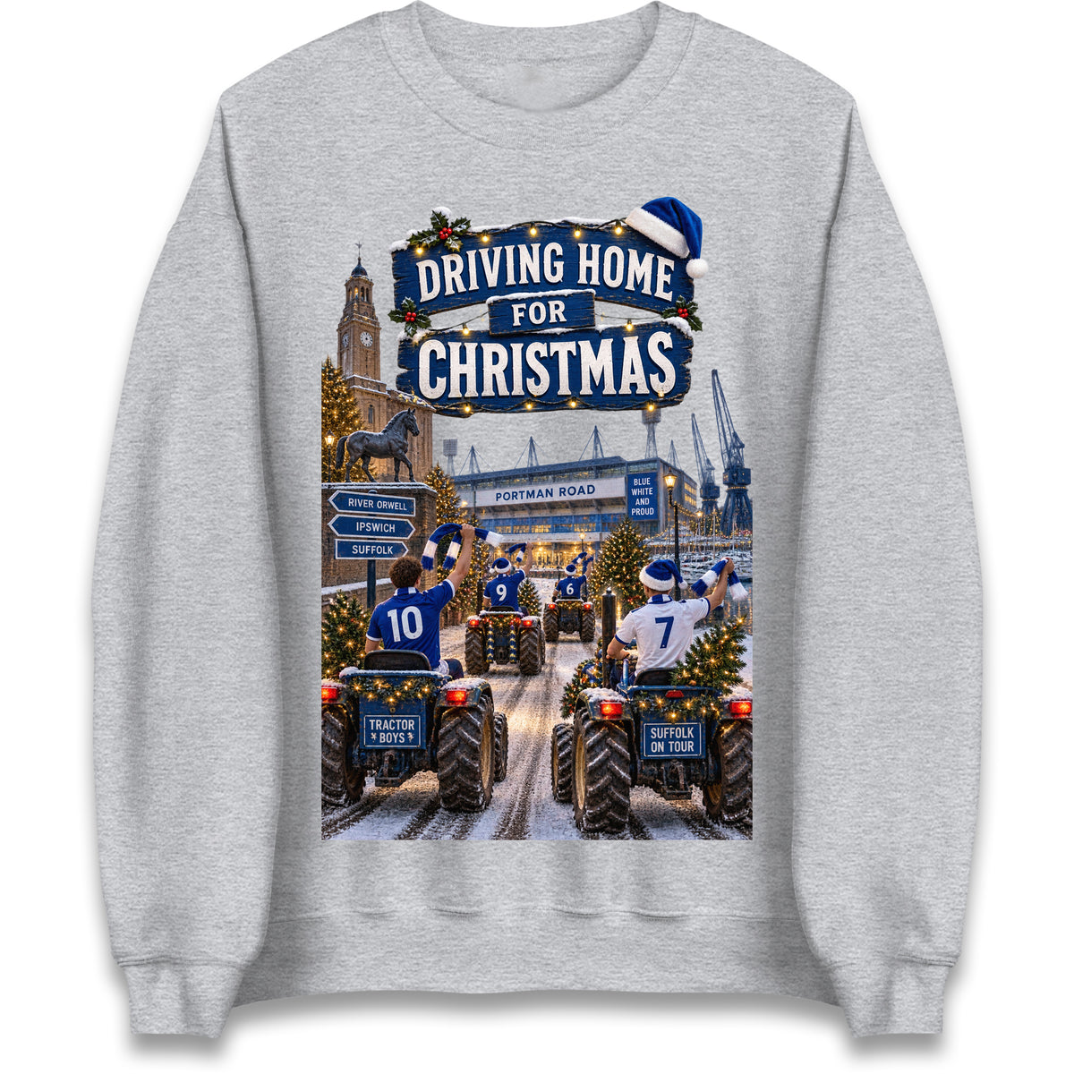 Ipswich Town Christmas Jumper