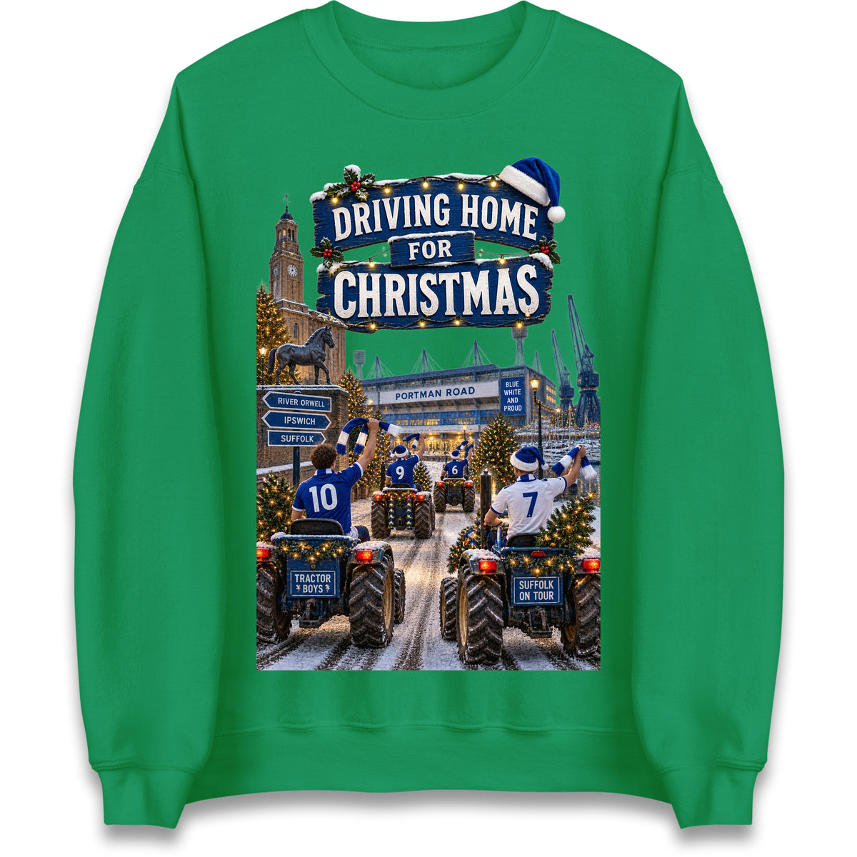 Ipswich Town Christmas Jumper