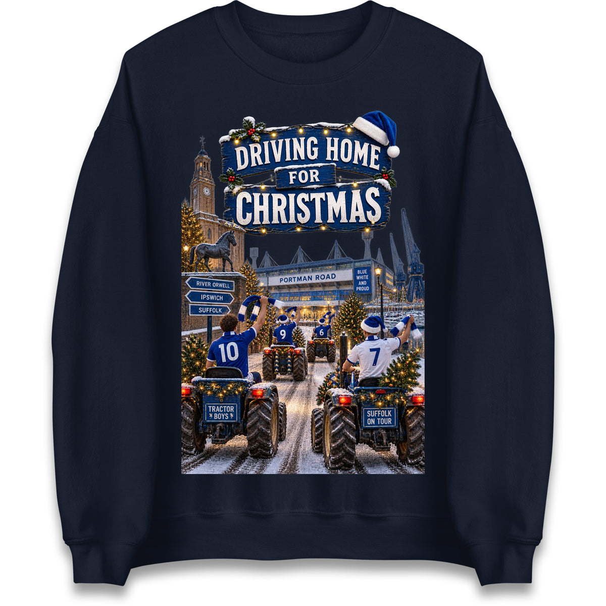 Ipswich Town Christmas Jumper