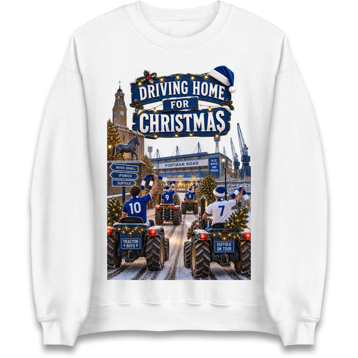 Ipswich Town Christmas Jumper
