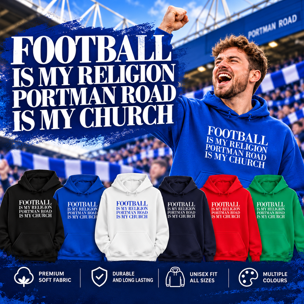 Ipswich Town Football Hoodie