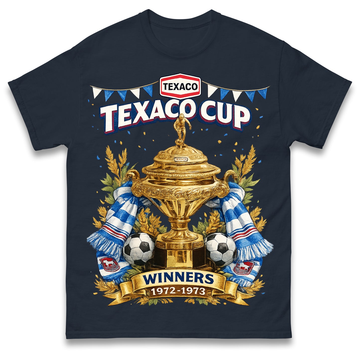 Ipswich Town Texaco Cup Winners Football Shirt