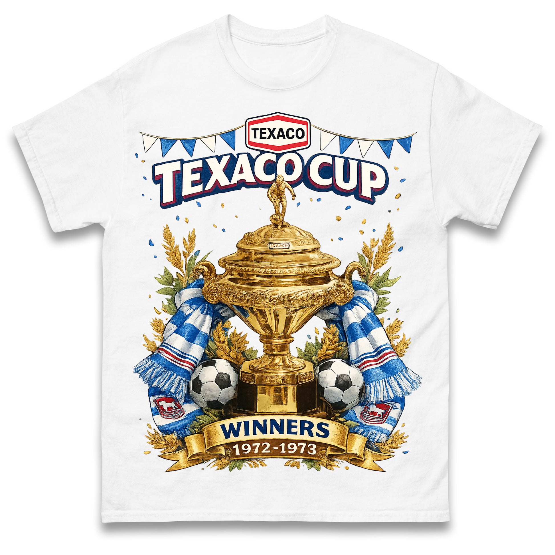 Ipswich Town Texaco Cup Winners Football Shirt