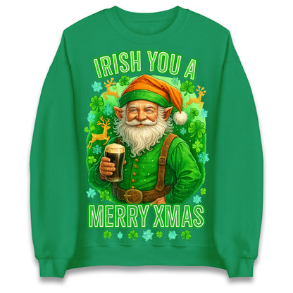 Irish You a Merry Christmas Jumper