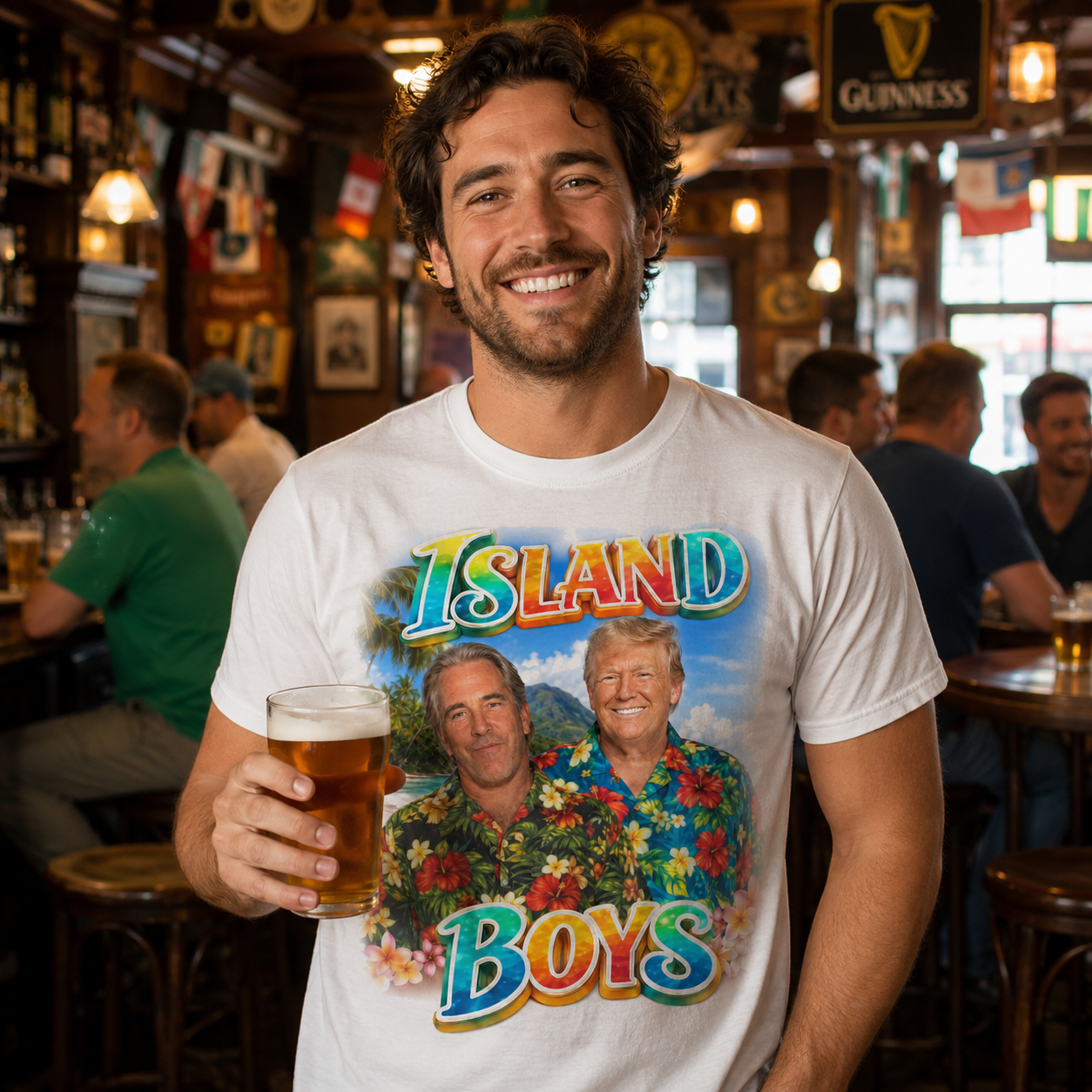 Island Boys Donald Trump Jeffrey Epstein T Shirt