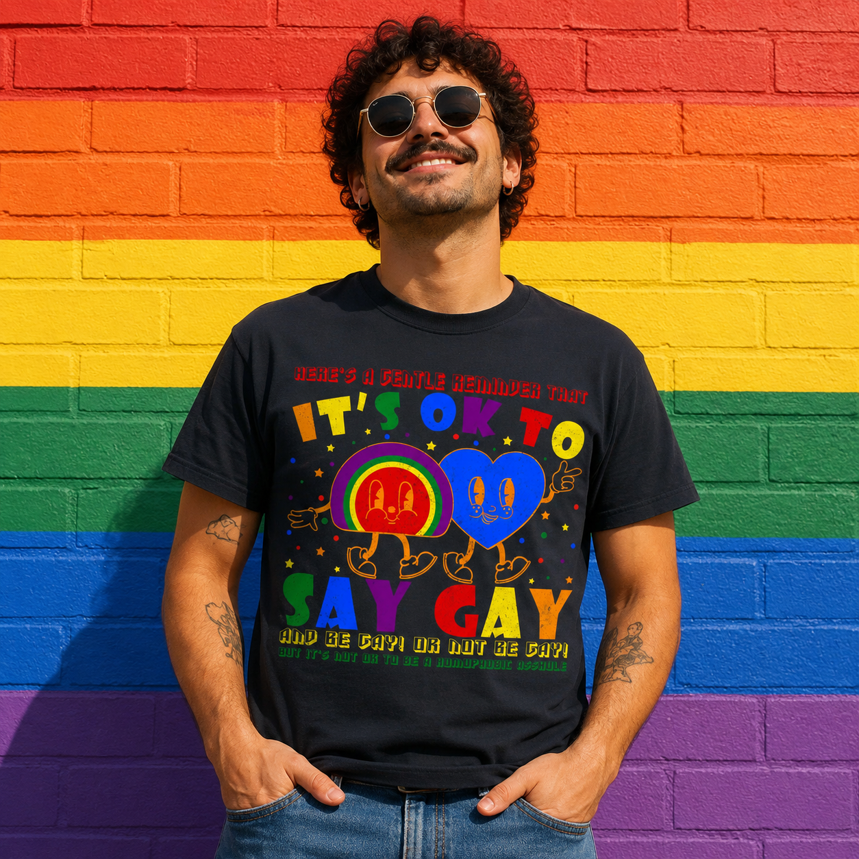 It's Okay to Say Gay T Shirt