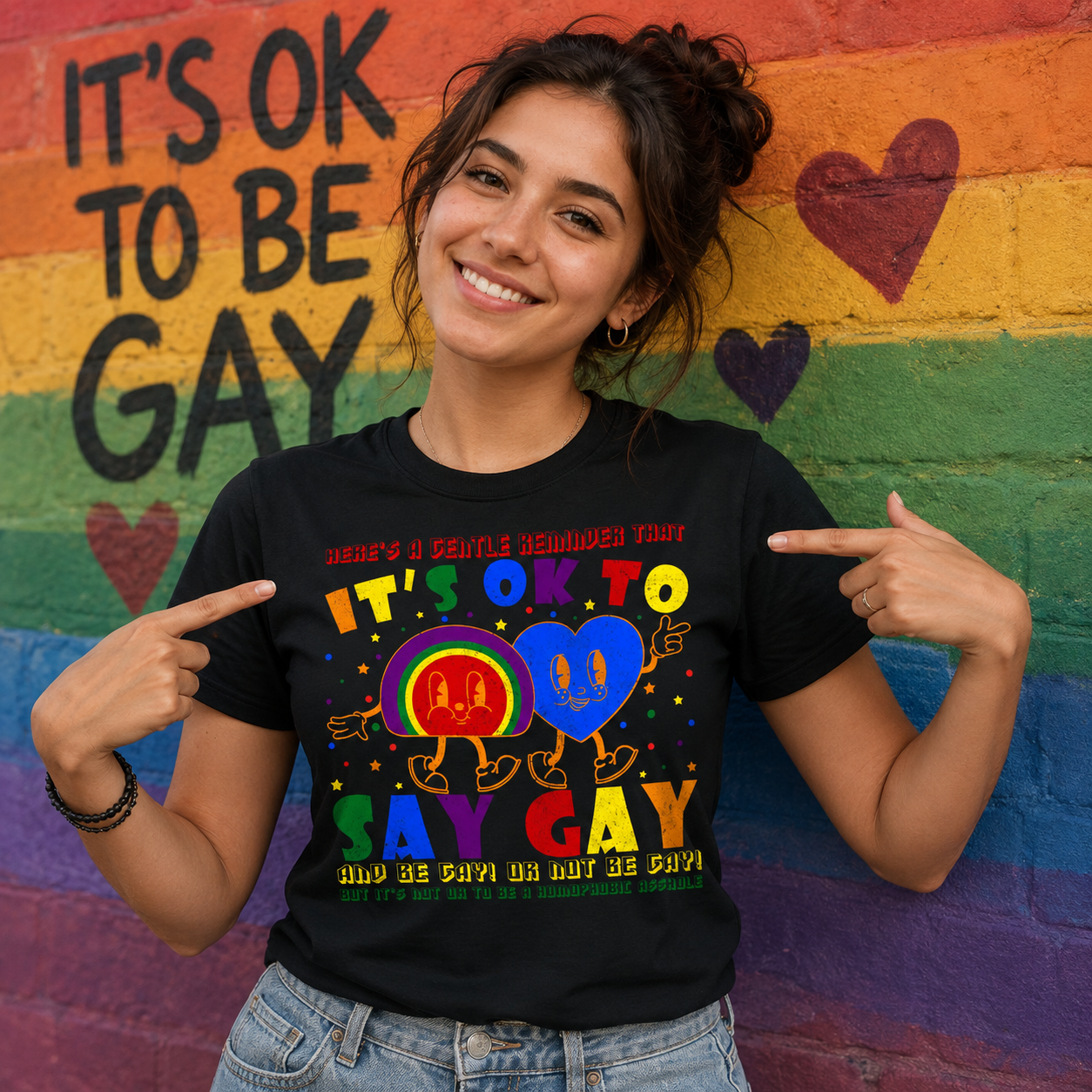 It's Okay to Say Gay T Shirt