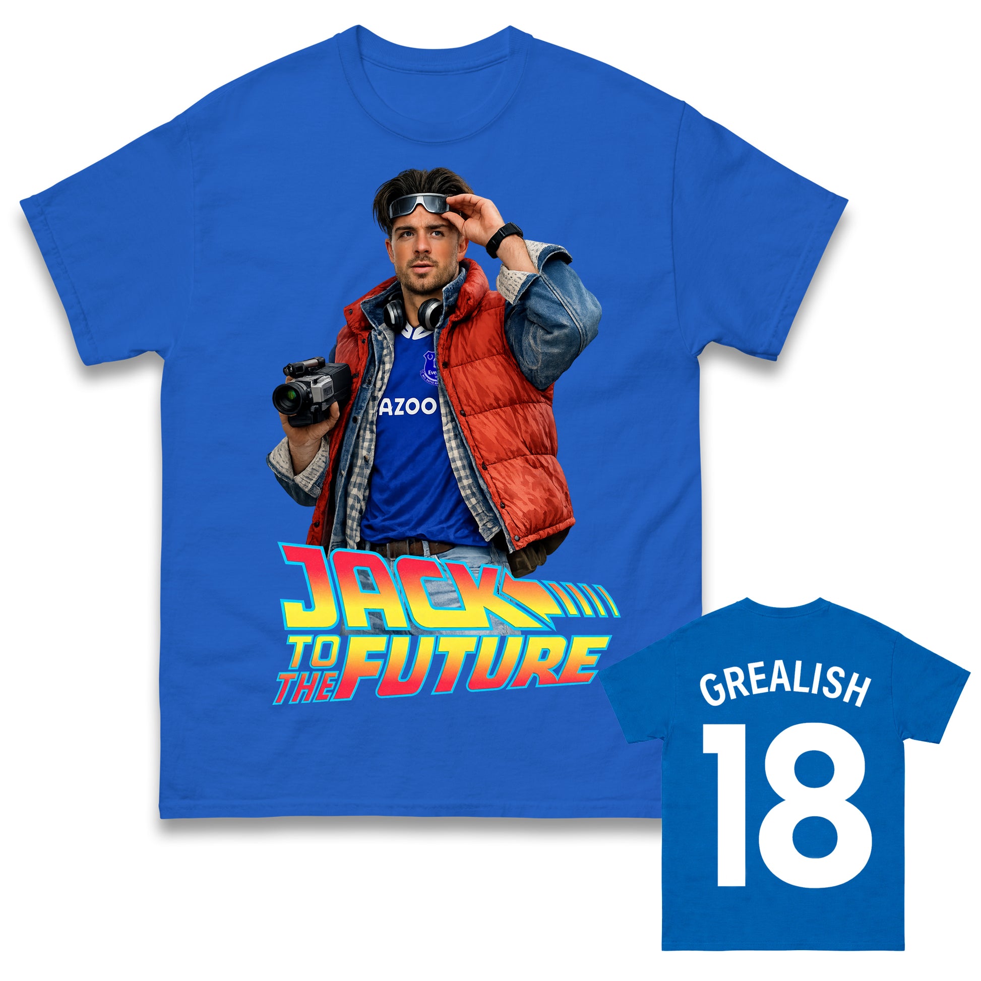 Jack Grealish Back to The Future Everton Shirt