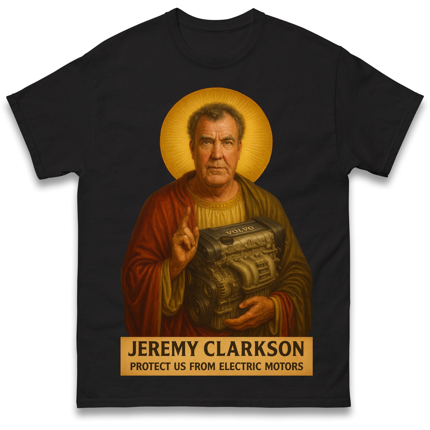 Jeremy Clarkson Protect us From Electric Motors T Shirt