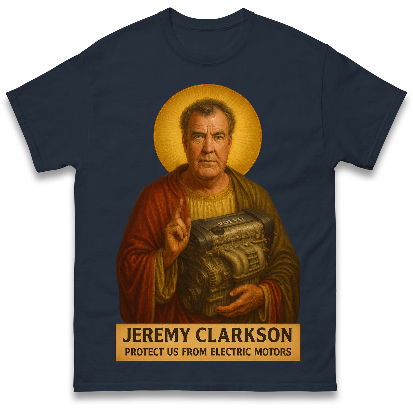 Jeremy Clarkson Protect us From Electric Motors T Shirt