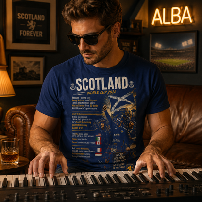 JJ Bull The Very Unofficial Scotland World Cup Song T Shirt