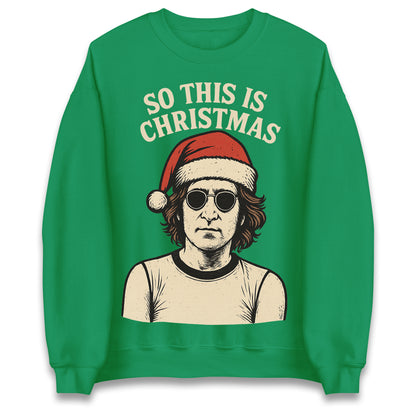 John Lennon Christmas Jumper