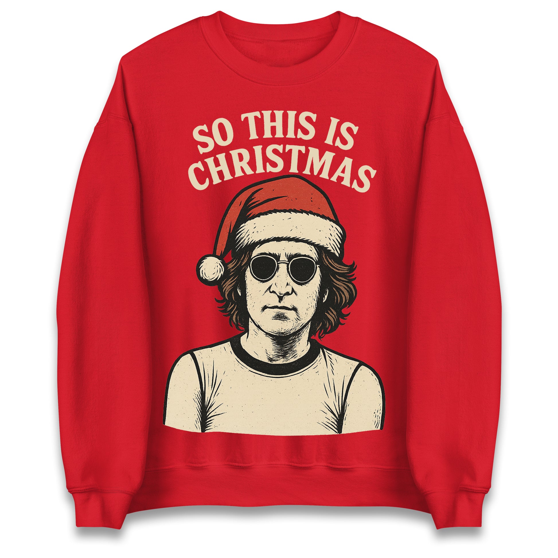 John Lennon Christmas Jumper