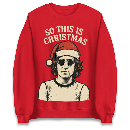John Lennon Christmas Jumper