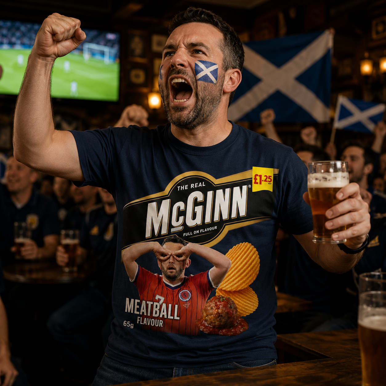 John McGinn Scotland World Cup Shirt