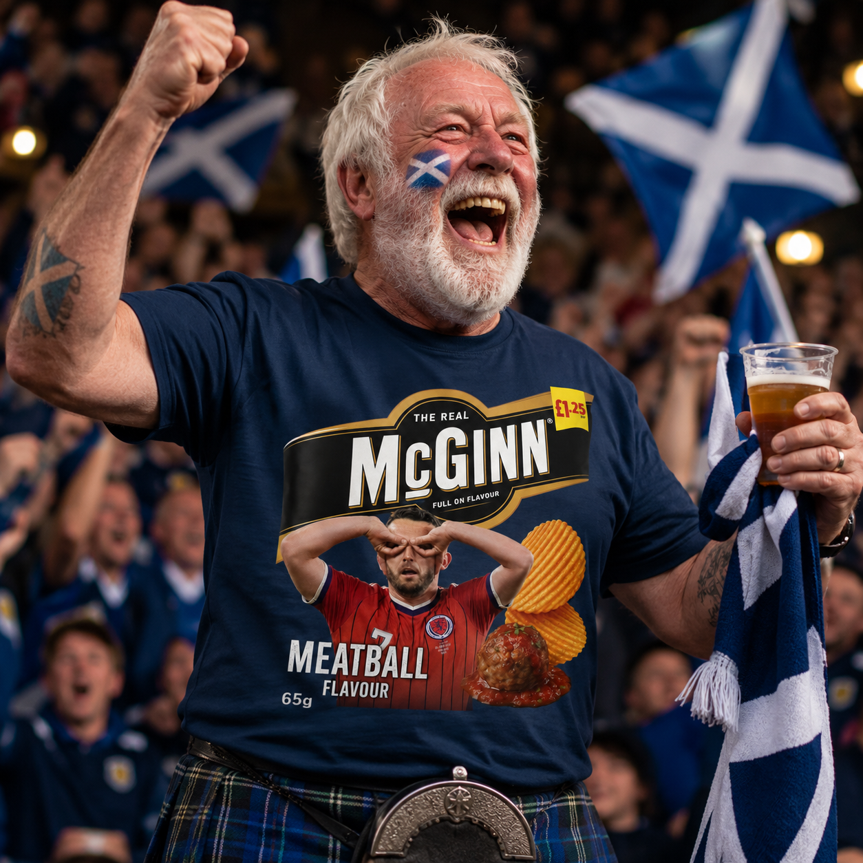 John McGinn Scotland World Cup Shirt