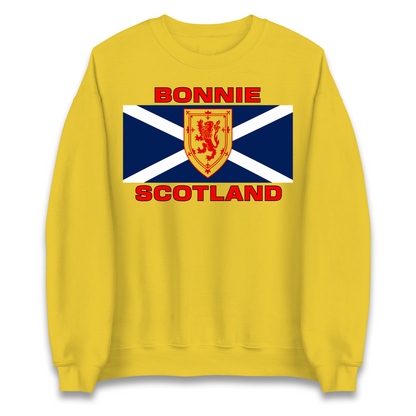 Bonnie Scotland Football Flag Jumper