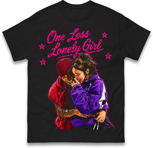 Justin Bieber Billie Eilish One Less Lonely Girl T Shirt