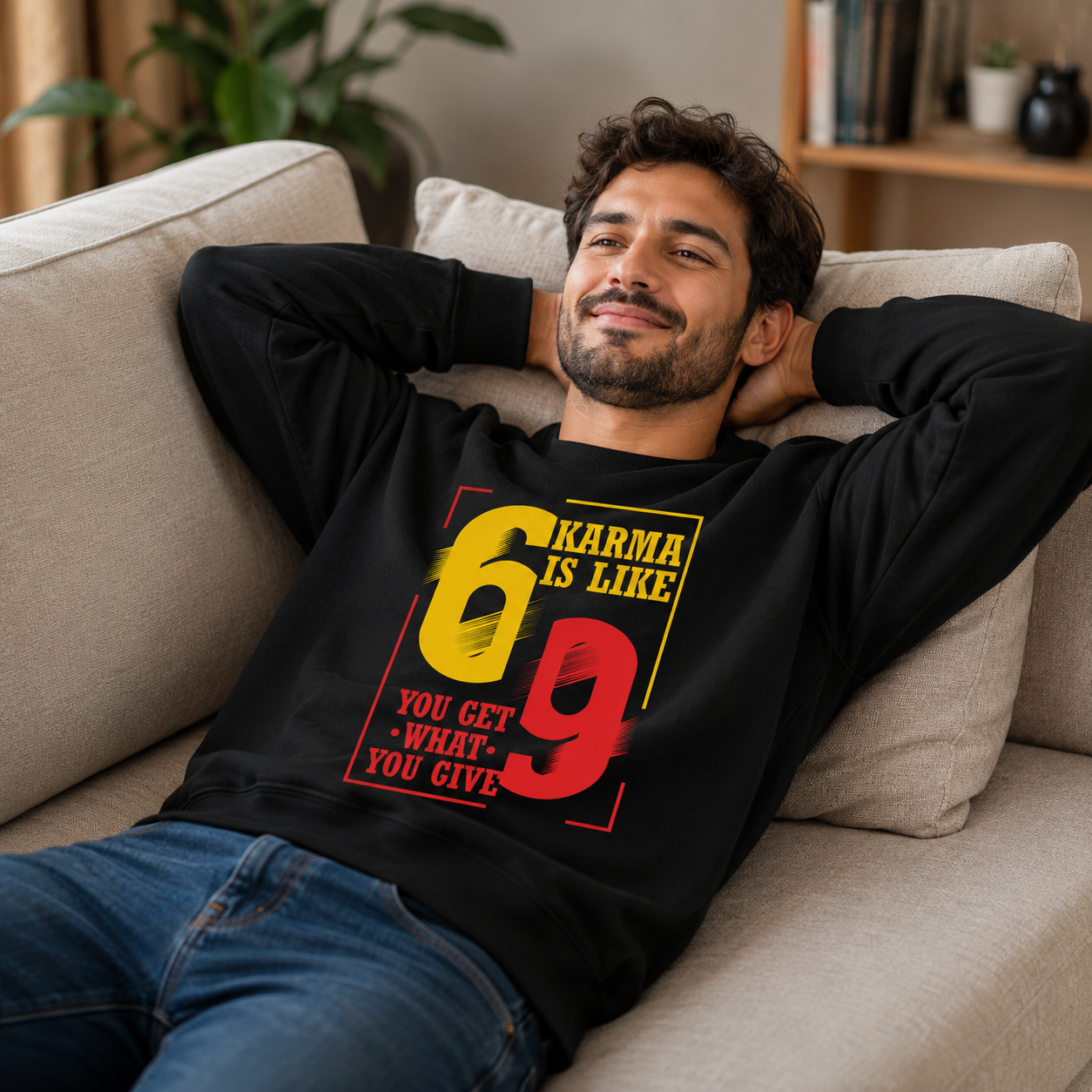 Karma is Like 69 Sweatshirt