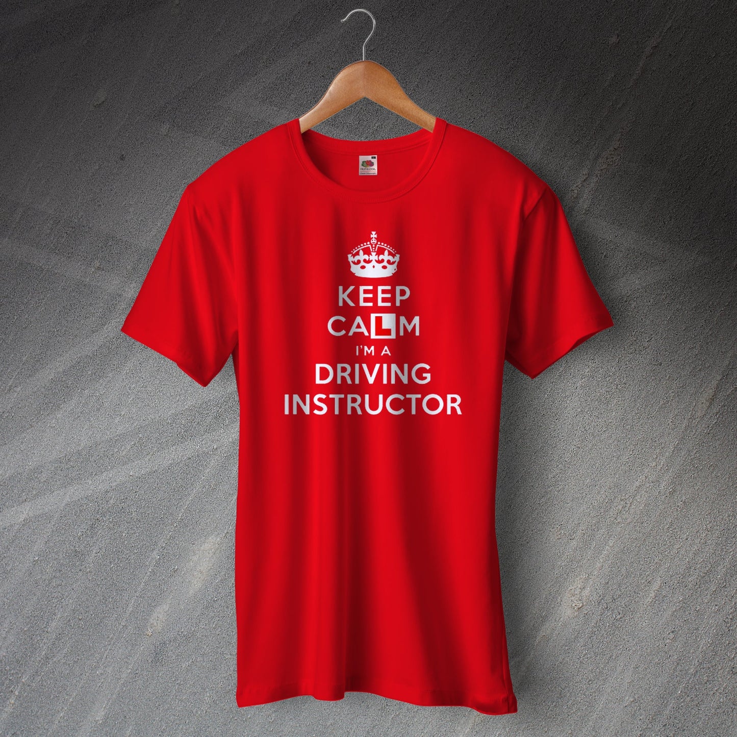 Keep Calm I'm a Driving Instructor T-Shirt Red