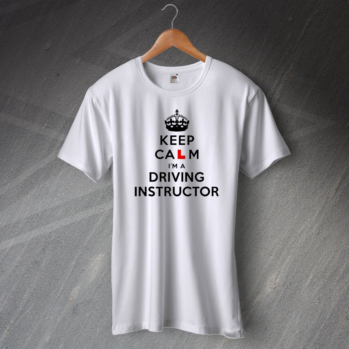 Keep Calm I'm a Driving Instructor T-Shirt White