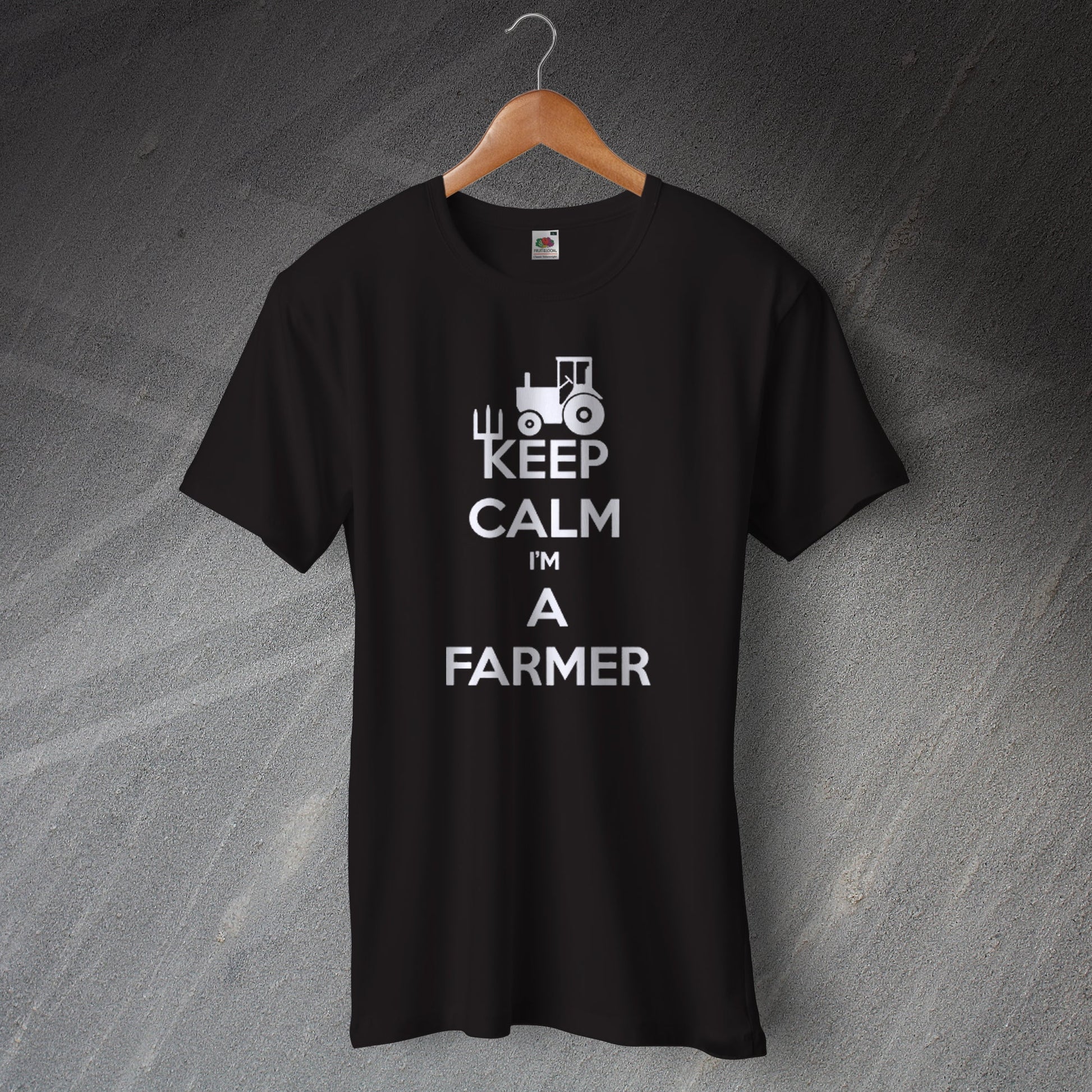 Keep Calm I'm a Farmer T-Shirt Black