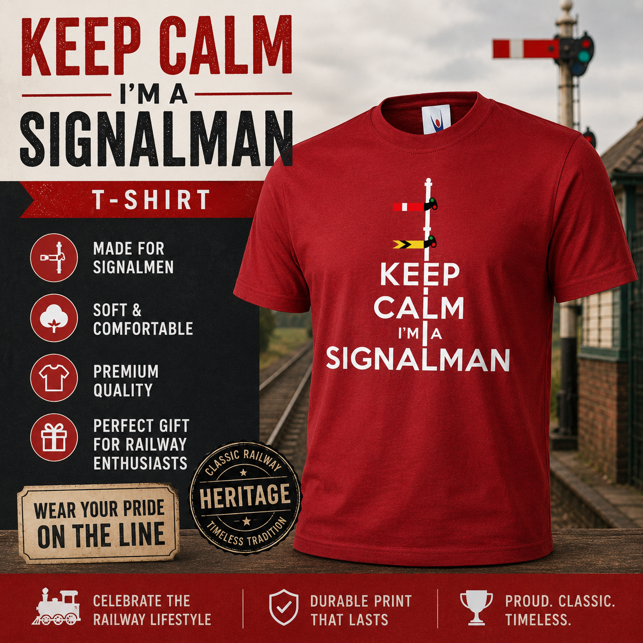 Keep Calm I'm a Signalman T-Shirt