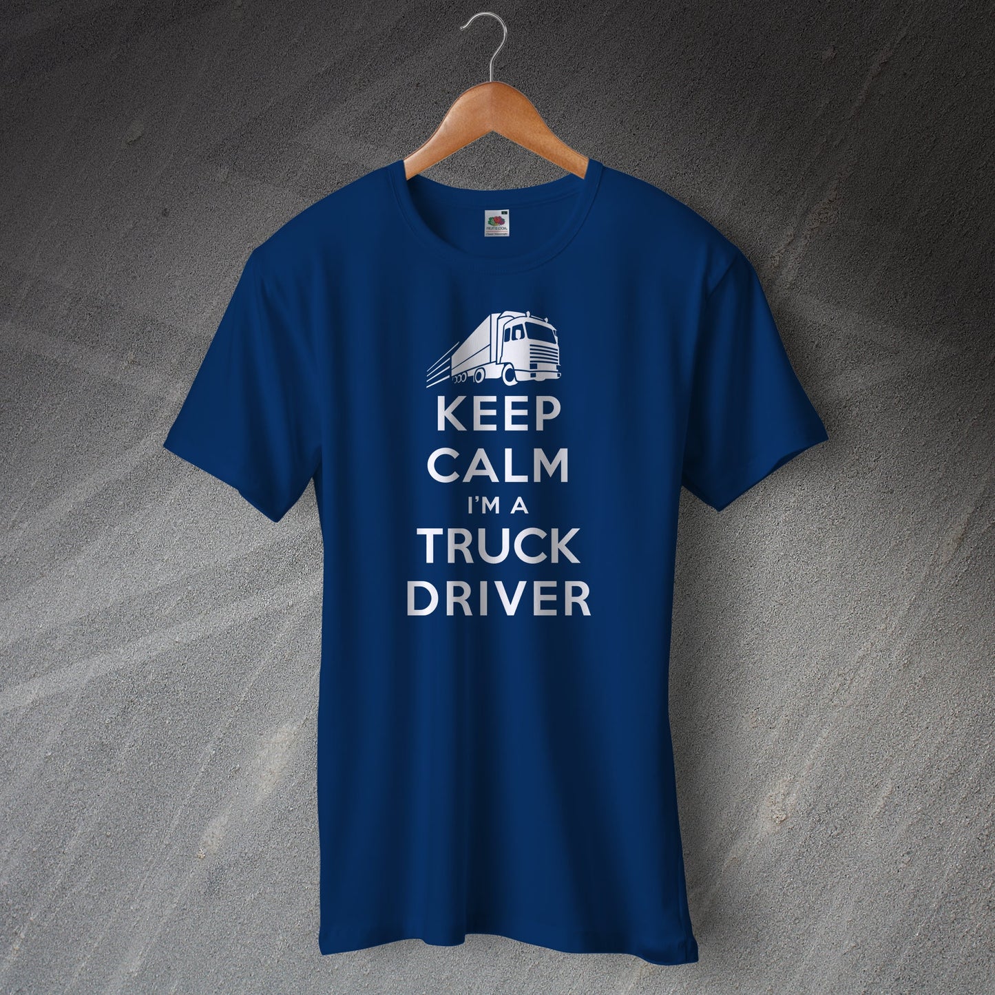 Keep Calm I'm a Truck Driver T-Shirt Navy