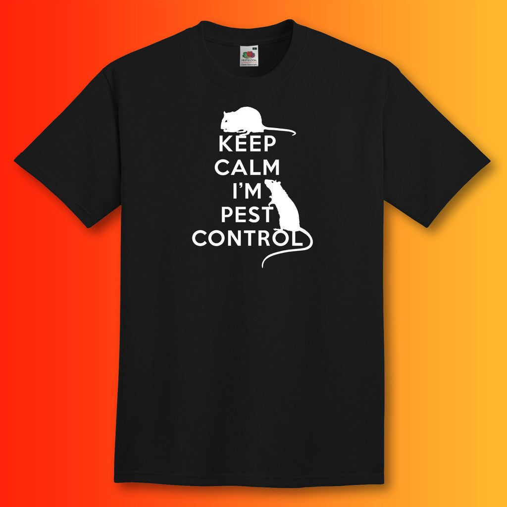 Keep Calm I'm Pest Control T-Shirt Black