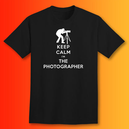 Keep Calm I'm The Photographer T-Shirt Black