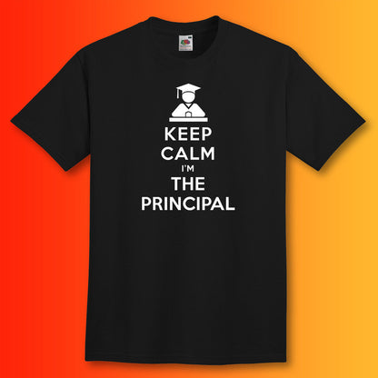 Keep Calm I'm the Principal T-Shirt Black