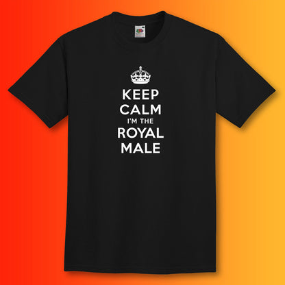 Keep Calm I'm the Royal Male T-Shirt Black