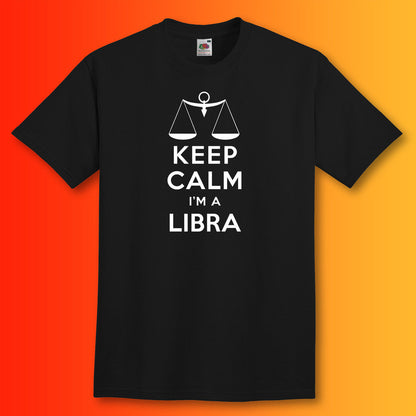 Keep Calm I'm a Libra T-Shirt Black