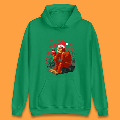 christmas bigfoot hoodie
