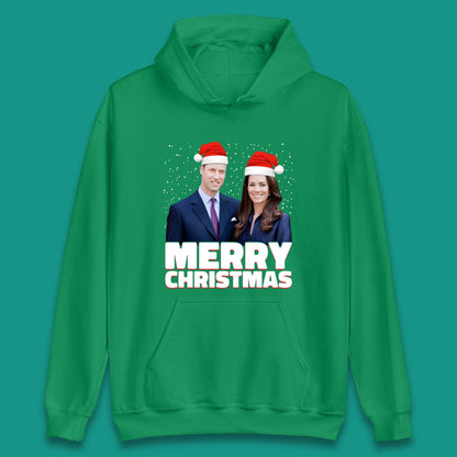 Prince William & Kate Merry Christmas Unisex Hoodie