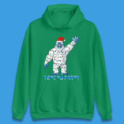 Yeti To Party Christmas Unisex Hoodie