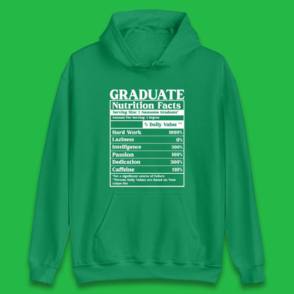 Graduate Nutrition Facts Unisex Hoodie