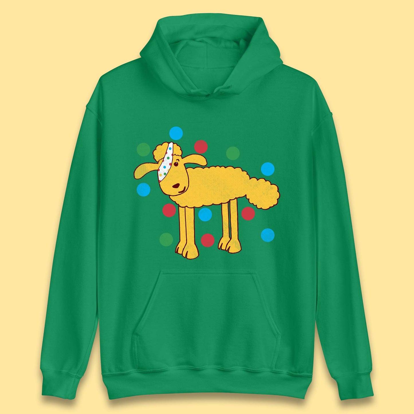 Spotty Pudsey Sheep Children In Need Dotty Spot Charity Raising Pudsey Sheep Unisex Hoodie