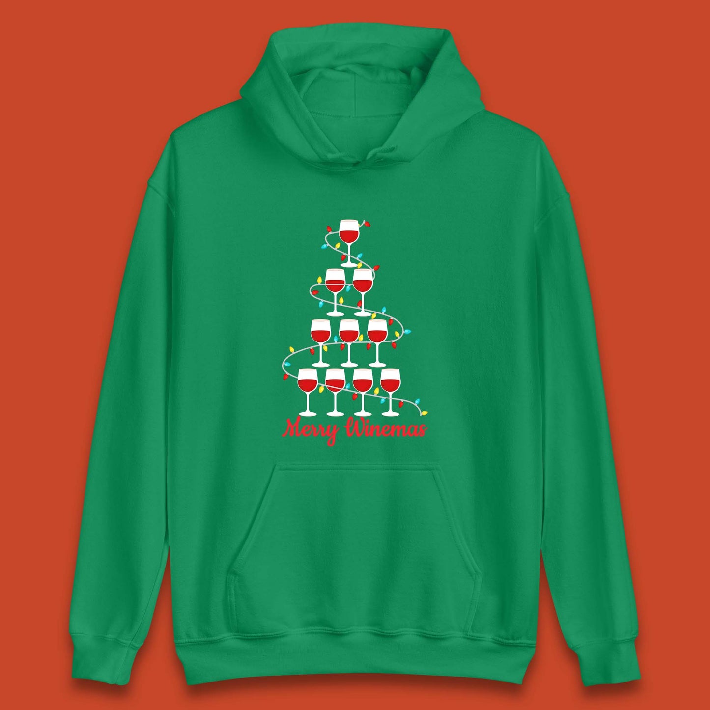 Merry Winemas Christmas Unisex Hoodie