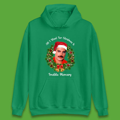Freddie Mercury Christmas Unisex Hoodie