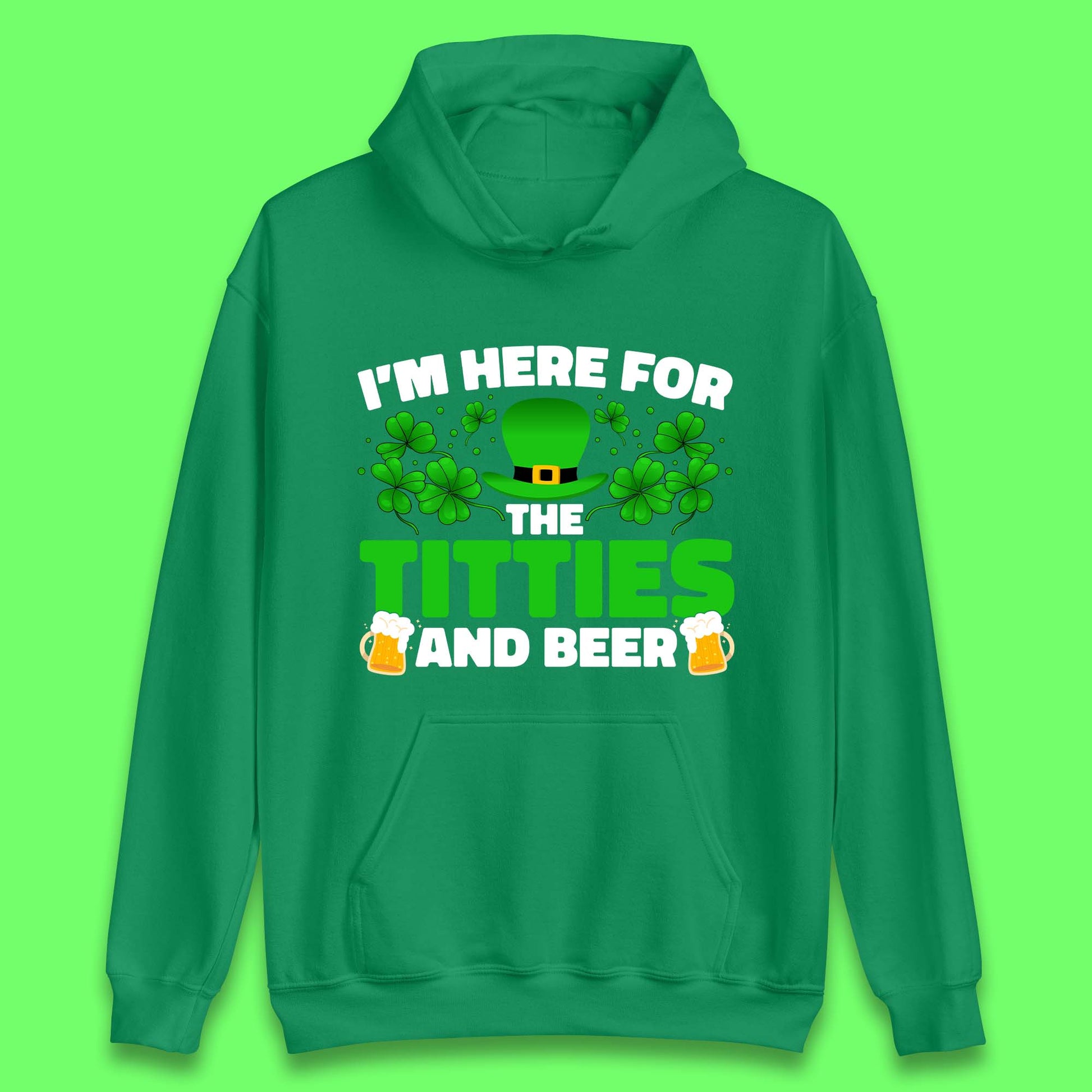 Rude St Patricks Day Hoodies UK