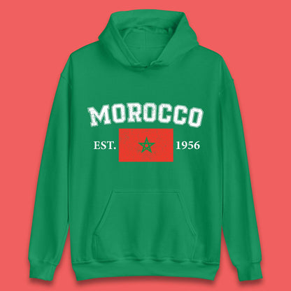 Morocco Est 1956 Unisex Hoodie