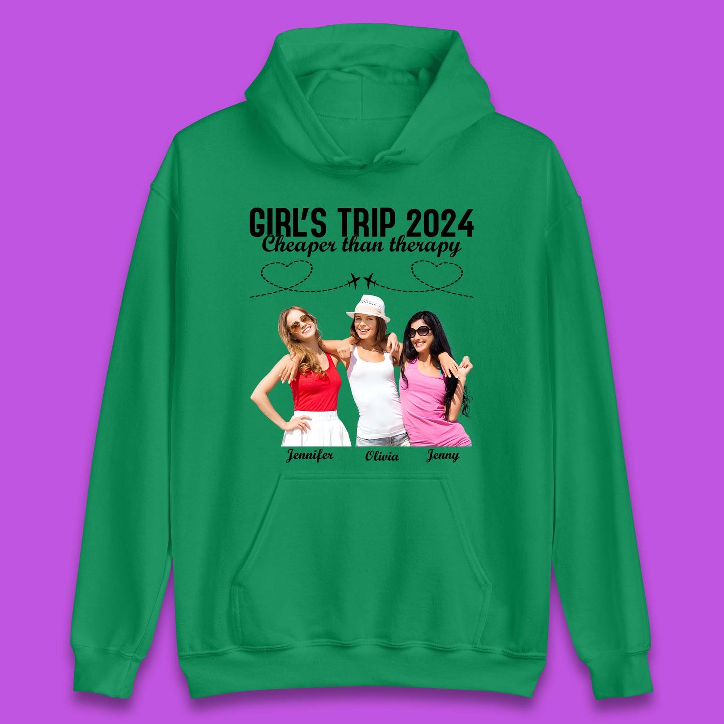 Personalised Girl's Trip Unisex Hoodie