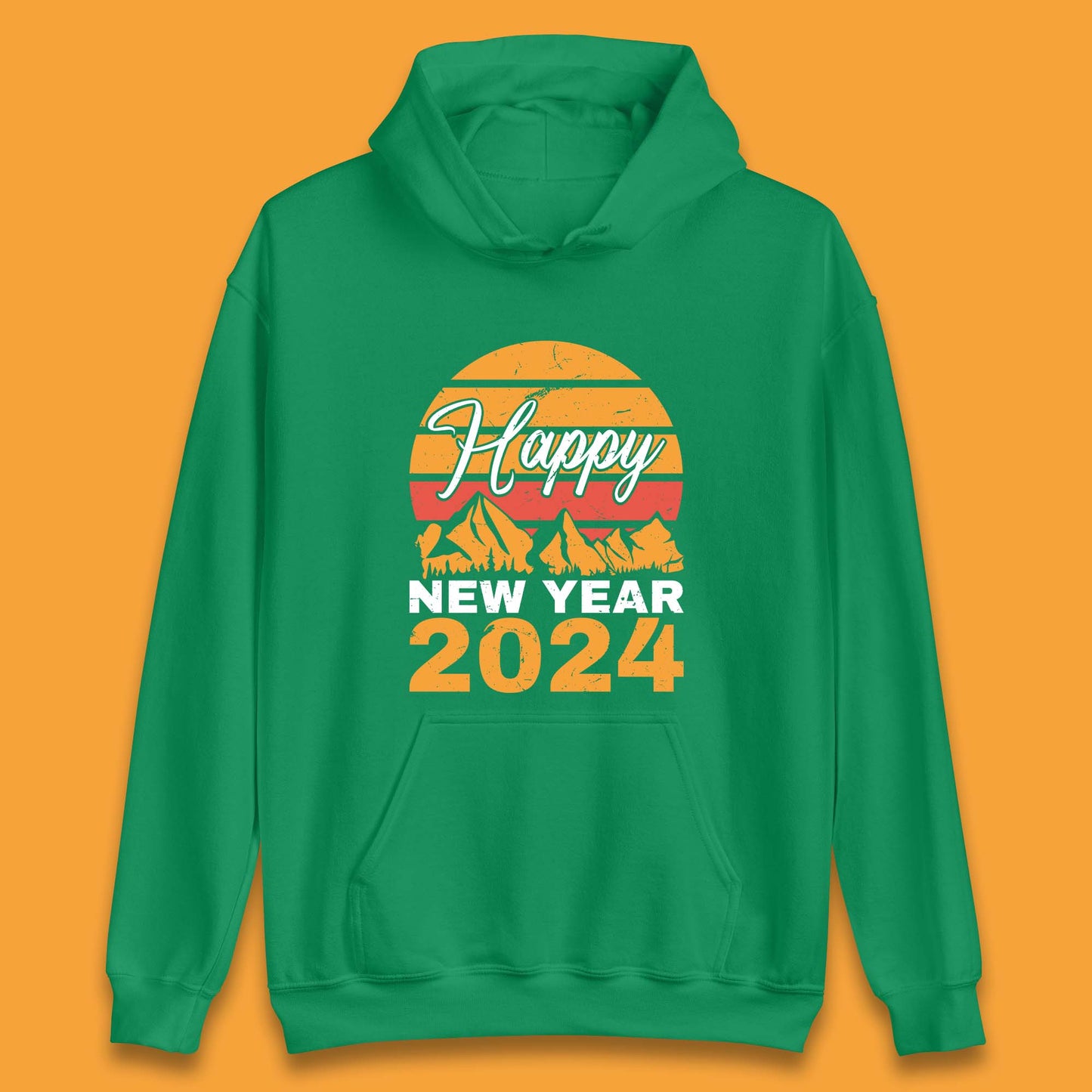 Happy New Year 2024 Camping Camping Unisex Hoodie