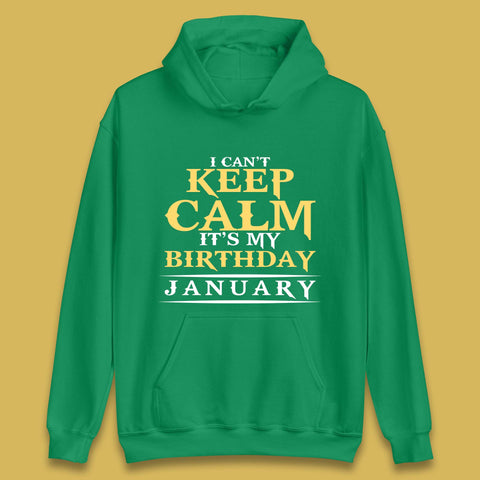January Birth Party Unisex Hoodie