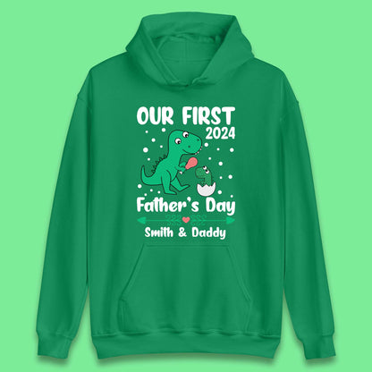 Personalised First Father's Day Unisex Hoodie