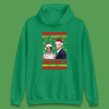 Prince Harry & Meghan Christmas Unisex Hoodie