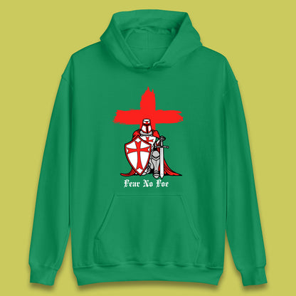 Fear No Foe St George's Day Unisex Hoodie