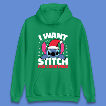 I Want Sticth For Christmas Unisex Hoodie