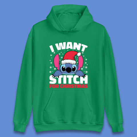 I Want Sticth For Christmas Unisex Hoodie
